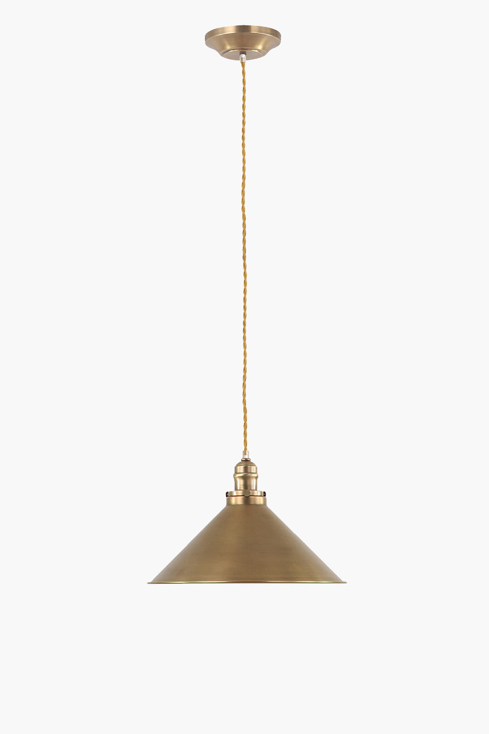 Brass deals cone pendant