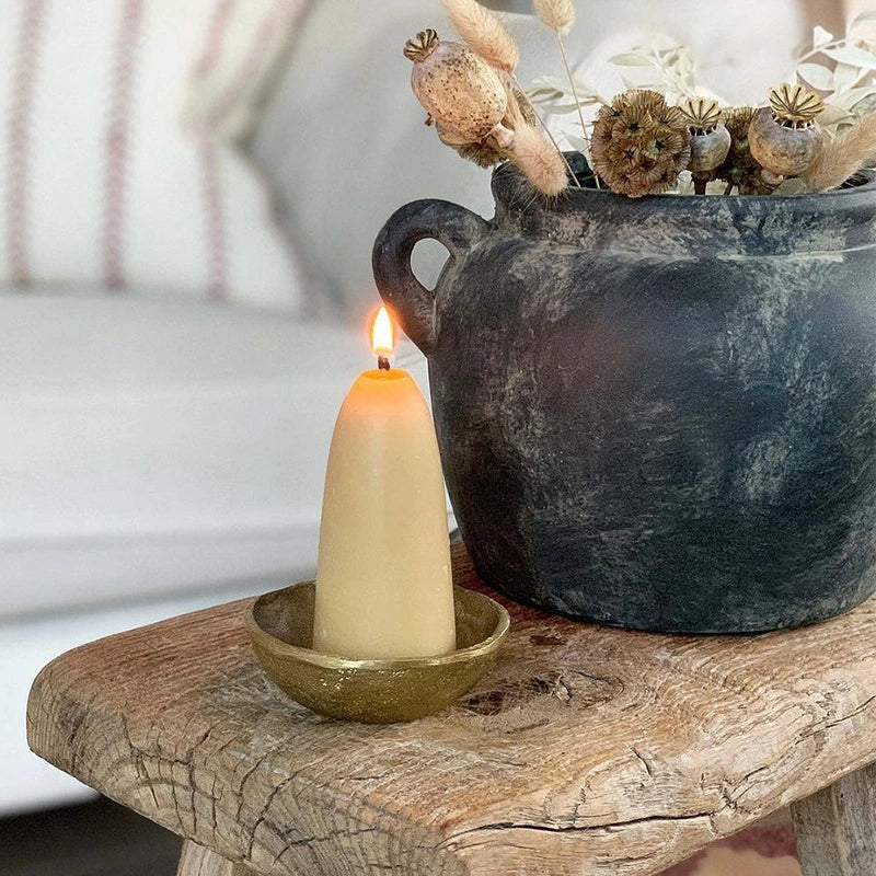 Stubbie Beeswax Candle Burning - Coates  & Warner